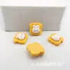 Mini Trompete Desenho Animado Coelho Fofo Comida Torrada diy Cola de Creme Capa de Celular Grampo de Cabelo Lope Material de Resina
