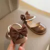 Sapatos de Couro para Meninas, Sapatos de Princesa, Sapatos de Primavera e Verão para Crianças, Novos Sapatos para Meninas 2026, Sandálias para Menininhas, Sandálias de Vestir