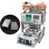 Máquina selladora, Máquina envasadora en bandeja con forma de pez, Máquina selladora de lingotes hecha a medida para platos precocinados
