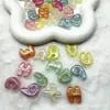 Accesorios de Cuentas con Letras de Agujero Grande Versión Q de Acrílico para Bolsos Hechos a Mano DIY Cadena para Teléfono Llavero Materiales Cuentas Sueltas