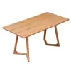 Mesas y Sillas Sencillas para Cafetería y Tienda de Té con Leche, Mesas y Sillas de Reunión de Madera Maciza Estilo Nórdico Fresco, Mesas y Sillas para Recepción de Ocio de Empresa