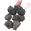 Suministro exclusivo transfronterizo de gránulos de piedra volcánica negra para paisajismo de jardines, pavimentación con piedra volcánica, sustrato para suculentas y orquídeas, y material filtrante para acuarios