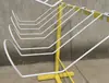 Gancho de baloncesto manualidades de pintura accesorios de viga soporte largo bandeja redonda para balón patines de ruedas expositor tubo cuadrado tipo tarjeta