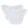 Almofadas de suporte de arco em GEL para homens e mulheres, almofada autoadesiva para fáscia plantar com partículas absorventes de choque para massagem, suporte de arco de meia-tamanho