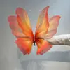 Tecido de Malha de Seda Organza Borboleta Simulada para Decoração de Vitrine de Shopping, Arranjo de Local de Evento de Casamento e Ornamentos Tridimensionais