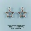 Venta Caliente Transfronteriza Serie de Estrellas de Cinco Puntas de Aleación para Manualidades Estilo Ins Accesorios de Joyería para Pulsera Collar