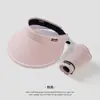 Novo Estilo Chapéu de Sol para Mulheres, Chapéu com Proteção Solar de Aba Larga, Top Vazado de Borracha Preta, Chapéu de Sol que Cobre o Rosto para Ciclismo, Chapéu de Palha Casual na Moda