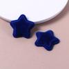 Dulce Moda Versátil Peluche Grande Colorido Estrella de Cinco Puntas Tocado Adorno para el Cabello Pin Accesorios para Joyería DIY Venta al por Mayor