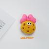 Bonito dos desenhos animados de pelúcia Internet celebridade cookie bow diy broche grampo de cabelo Acessórios Meias Chinelos acessórios