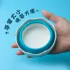 Lavador de Plumas Plegable Cubo Retráctil de Silicona Portátil Pequeño Lavador de Plumas para Niños Cubo Lavador Multifuncional para Plumas de Arte