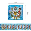 Nova coleção de diversos designs de papel de seda para decorações temáticas de festas de aniversário e feriados, papel de seda descartável com atmosfera de desenhos animados e anime