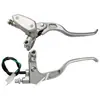 Motocicleta Modificada Aleación de Aluminio CNC Material Plata Diamante Bomba Superior Mano de Obra Fina Resistente al Desgaste Duradero Directo de Fábrica