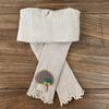 Medias para Niñas Otoño e Invierno Delgadas de Felpa Bebé con Volantes Cepilladas Cálidas Leggings de Nueve Puntos Pantalones Base para Niños