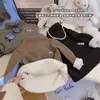 Camiseta Térmica Catiónica de Alta Calidad de 280 g para Hombres y Mujeres, Top de Cuello Medio-Alto, Cuello Medio-Alto Cálido para Niños en Otoño e Invierno