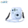 Adecuado para Polaroid Mini13 Estuche Protector de Color Sólido Set de Silicona para Cámara Resistente al Desgaste Anticaída Carcasa Blanda Estuche Ajustado con Correa