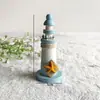 Promoción de Fábrica Mini Faro de Madera de 13 cm Viento Mediterráneo Artesanías de Joyería Adornos de Faro Marino Souvenirs
