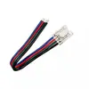 Fita de LED Cob Fita de LED 2835 Conector 5mm8mm10mm2P3P4P Cor Única e Dupla Rgb Conector Sem Solda
