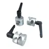 Abrazadera Fija de Eje Óptico Giratorio Multiángulo 360 Dedal Sensor Soporte Universal de Doble Agujero Conector de Sensor Fotoeléctrico