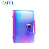 Adecuado para Álbum de Fotos Polaroid Mini de 3 Pulgadas para 20 Fotos, Álbum de Fotos Transparente Holográfico, Portatarjetas Láser, Portatarjetas de Negocio, Álbum de Fotos