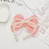 Renda Pérola Xadrez Cauda de Andorinha Laço Acessórios de Cabelo Grampo de Cabelo DIY Roupas Bolsa Capa de Celular Acessórios de Joias DIY