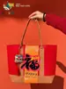 Bolsa de Feltro de Ano Novo Bolsa Tote de Feltro Semelhante ao Estilo Xiaohongshu Bolsa Tote de Alta Qualidade Bolsa de Mão Logotipo Personalizado Bolsa de Presente