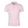 Camisa publicitaria de solapa de manga corta transfronteriza, camiseta casual con estampado de LOGO, camisa de vestir, polo con estampado