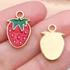 Desenho Animado 30 peças de pingente de fruta gota abacaxi morango cereja maçã melancia para pulseira colar DIY acessórios