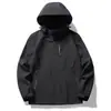 Nueva chaqueta ligera para exteriores para comercio exterior, color liso, unisex, chaqueta de trabajo a prueba de viento e impermeable, admite impresión de logotipo