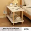 Mesita de noche para dormitorio de apartamento de alquiler, Gabinete de noche simple, Armario de almacenamiento de mesita de noche, Mesa auxiliar de madera para el hogar en la sala de estar, Mesa cuadrada pequeña