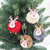 Colgante para árbol de Navidad 2024 nuevas decoraciones de cervatillo navideño decoración para árbol de Navidad adornos juguetes navideños
