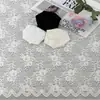 Tejido de Malla Rayada de Punto Poliéster-Algodón Tejido de Punto por Deformación Malla Elástica Jacquard Transpirable de Secado Rápido Tela para Vestidos