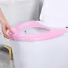 Cojín para asiento de inodoro doméstico impermeable de plástico para casa de alquiler compartida baño público cubierta de asiento de inodoro cojín para tapa de inodoro general para las cuatro estaciones