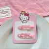 Nueva y linda horquilla de Sanrio con diseño de dibujos animados, con forma de corazón y flequillo roto, accesorio para el cabello para niñas.