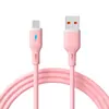 Cable de Datos con 5 Núcleos, Cable de Silicona Totalmente Compatible, Adecuado para iPhone, Huawei, Samsung, Apple Carga Rápida Cable de Carga PD