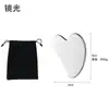 Raspador Gua Sha de Aço Inoxidável 304 Ferramenta de Beleza Facial Bastão Raspador para Massagem nos Olhos Raspador Universal para Massagem Facial em Todo o Corpo