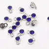 9*6mm 16 Colores Aleación Incrustada de Diamantes DIY Piedra Estrella Piedra de la Suerte Colgante Collar Pulsera Accesorios de Joyería Hecho a Mano