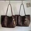 Bolso Tote Estampado de Leopardo Ruien para Mujer 2026 Nuevo Bolso de Hombro de Gran Capacidad para el Trabajo Estilo Coreano Moda Bolso de Mano Tendencia