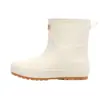 Zapatos de lluvia de moda de caña corta transfronterizos para mujer, para usar en exteriores, zapatos de agua Joker, suela blanda, botas cómodas, antideslizantes, zapatos de goma para cocina, Dama
