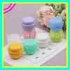 Botella de crema facial de 50g, botella morada con forma de hongo, set de viaje, tarro de crema, caja de hongo de 50g, botella dispensadora de aceite facial, botella de crema de manos