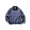 Nice3Rule Jaqueta de Trabalho de Algodão Lavado Estilo Retrô Japonês para Primavera e Outono Jaqueta Resistente Masculina Solta Nw111
