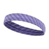 Diadema Absorbente de Humedad Secado Rápido de Verano para Hombres, Running, Fitness, Silicona Antideslizante Transpirable, Diadema Deportiva de Color Puro, Banda Fina para Sudor