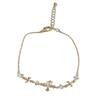 Primavera Nova Entrada Luz Luxo Moda Senso de Design Diamante Pulseira Cruz Feminina Elegante Personalizada Simples High-end Joia de Mão