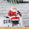 Artesanía de Resina Transfronteriza Envío Gratis Seleccionado Cuidadosamente Hombre de Navidad Adorno Decorativo Ecológico para el Hogar Sala de Estar Entrada