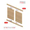 Bisagra Rotatoria con Eje Recto para Puertas de Madera, Ejes Ocultos Superior e Inferior, Accesorios Giratorios 360 grados de Acero Inoxidable