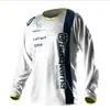 Ropa para Carreras Todoterreno Transfronterizas Talla Europea Camiseta de Manga Larga para Hombre, Absorbe el Sudor, Transpirable, Absorbe la Humedad, Adecuada para Ciclismo y Descenso