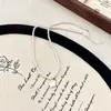 Collar de Perlas Flor de Ojo de Gato Cepillado de Nicho Coreano para Mujer Cadena de Clavícula Francesa Lujo Accesible de Gama Alta Accesorios