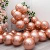 Globos de látex de metal al por mayor de 5, 10, 12 y 18 pulgadas para decoración de fiestas, bodas, diseño de salas, globos de metal.