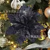 Pó de Ouro Transfronteiriço Flores de Natal Decorações de Árvore de Natal Acessórios Flores Artificiais de Natal Atacado Palavras-Chave Quentes Transfronteiriças Fba