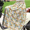 Protetor solar de perna para carro elétrico, roupa com proteção solar para pernas, protetor solar de verão para andar de motocicleta, avental para o busto, saia de proteção solar para as pernas