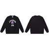 Moletom BAPE com estampa de cabeça de macaco estilo japonês, tendência transfronteiriça, gola redonda, unissex, corte solto, jaqueta de manga curta para outono e inverno